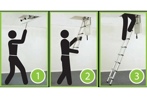 Hướng dẫn sử dụng thang nhôm rút xếp đơn giản, an toàn
